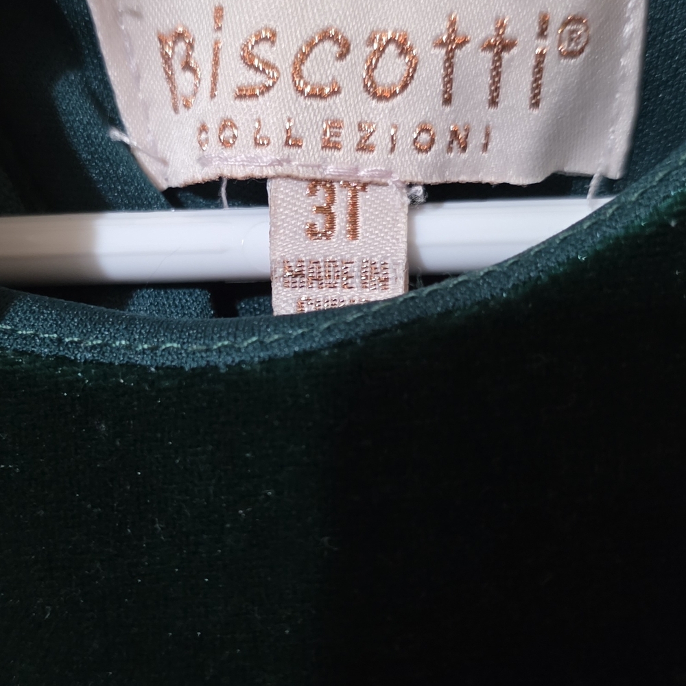 Biscotti Collezioni Emerald Velvet Dress